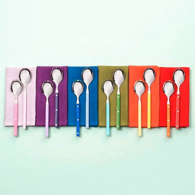 ALLEGRA, Posate Set 24 Pz, Scatola Compact, Casa Bugatti Colore: Acquamarina