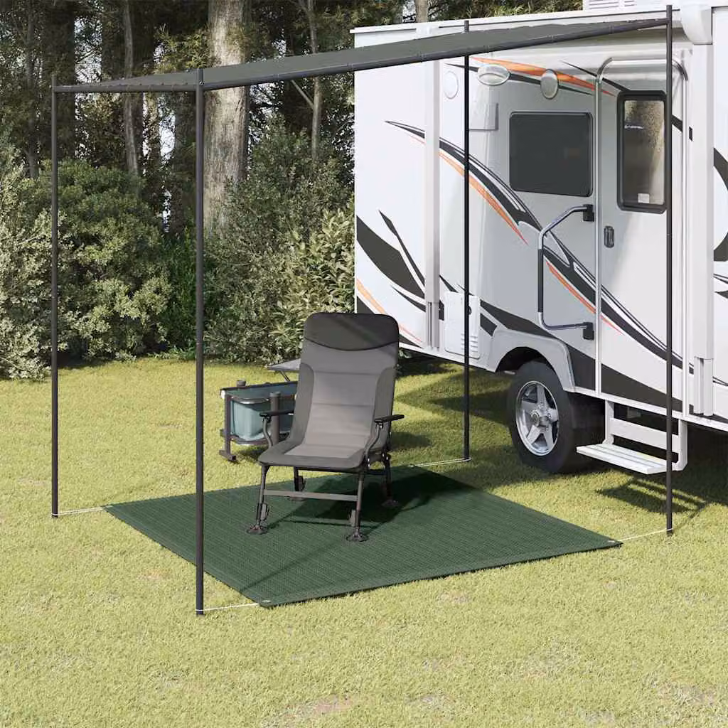 Tappeto da tenda vidaXL verde, L/P: 250 x 250 cm