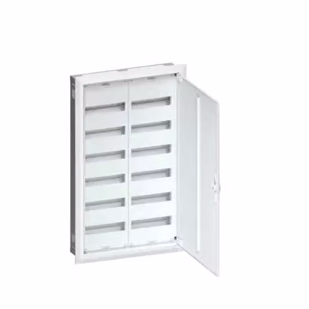 Distributore da campo Hager da incasso, 2x6 file con FWU62A universale