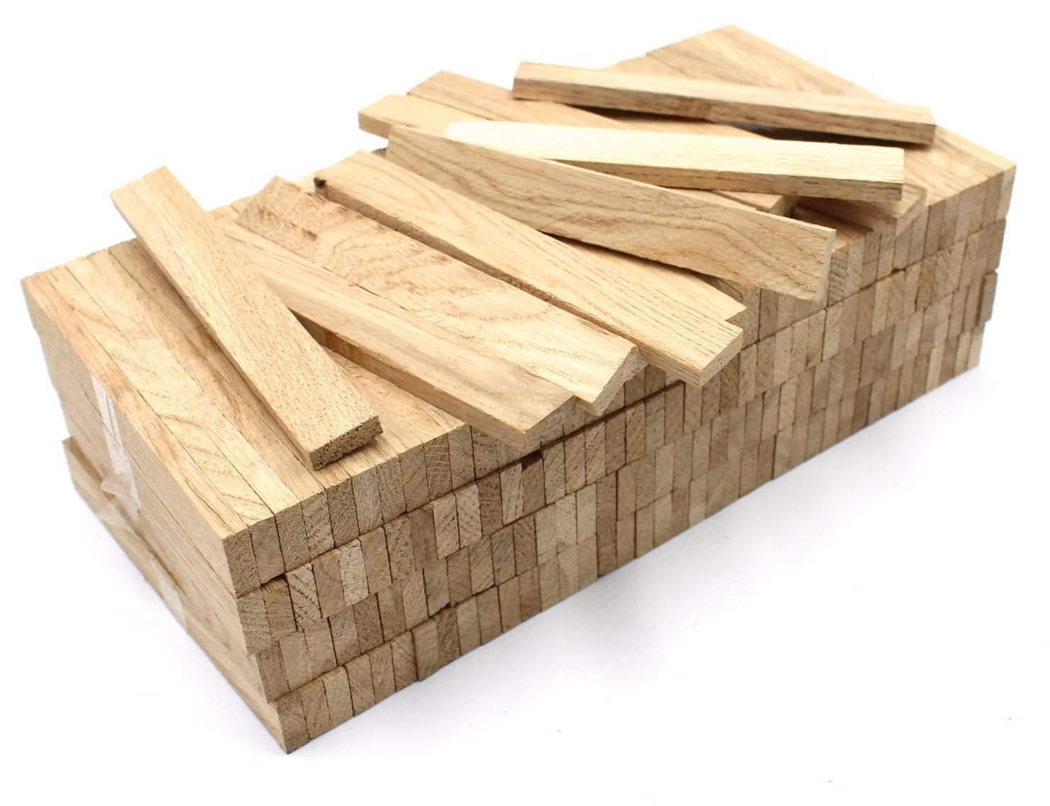Listelli di legno di quercia - 22 x 8 x 160 mm - 40 pezzi - Prodotto naturale