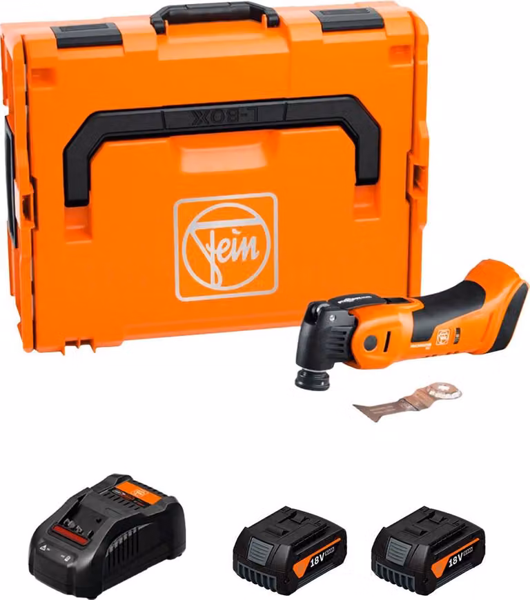 Multitaglio FEIN  AMM 700 MAX AS (2 x 5,0 Ah + GAL1880CV + L-Boxx 136)