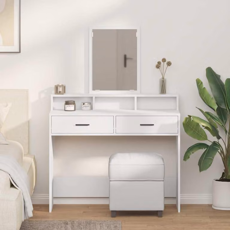 Comò moderno con specchio e cassettiere