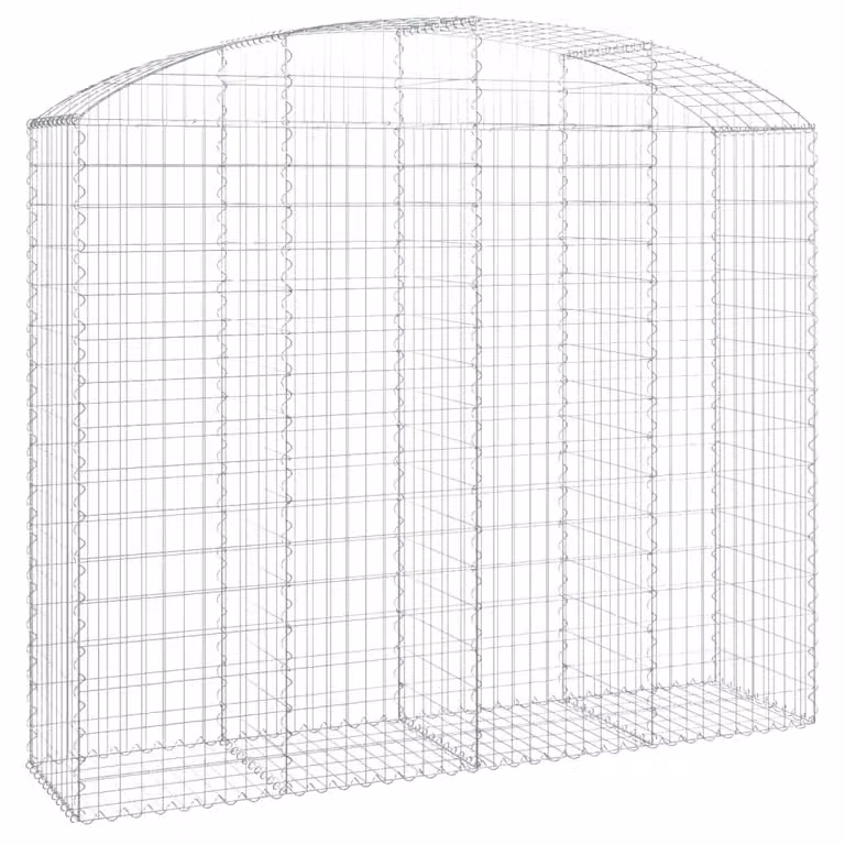 Cesto Gabbione ad Arco 200x50x160/180 cm Ferro Zincato