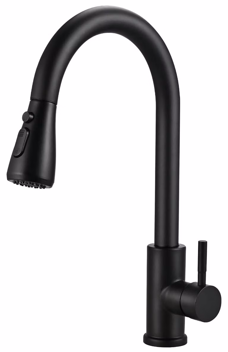 Rubinetto da cucina con beccuccio estraibile, girevole a 360 gradi e con 3 modalità di flusso dell'acqua