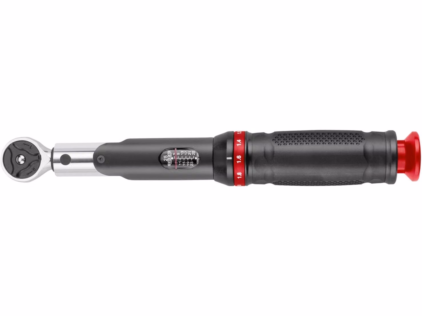 Chiave dinamometrica Fortum 4700214 Chiave dinamometrica con scala, 1/4", 5-25Nm, 72 denti, CrV