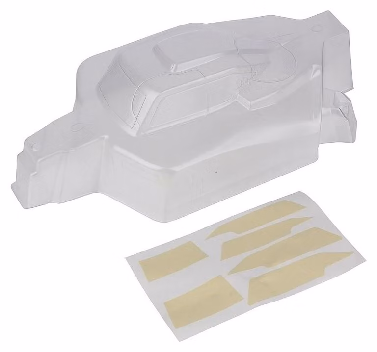 Carrozzeria in policarbonato trasparente per RC8B4