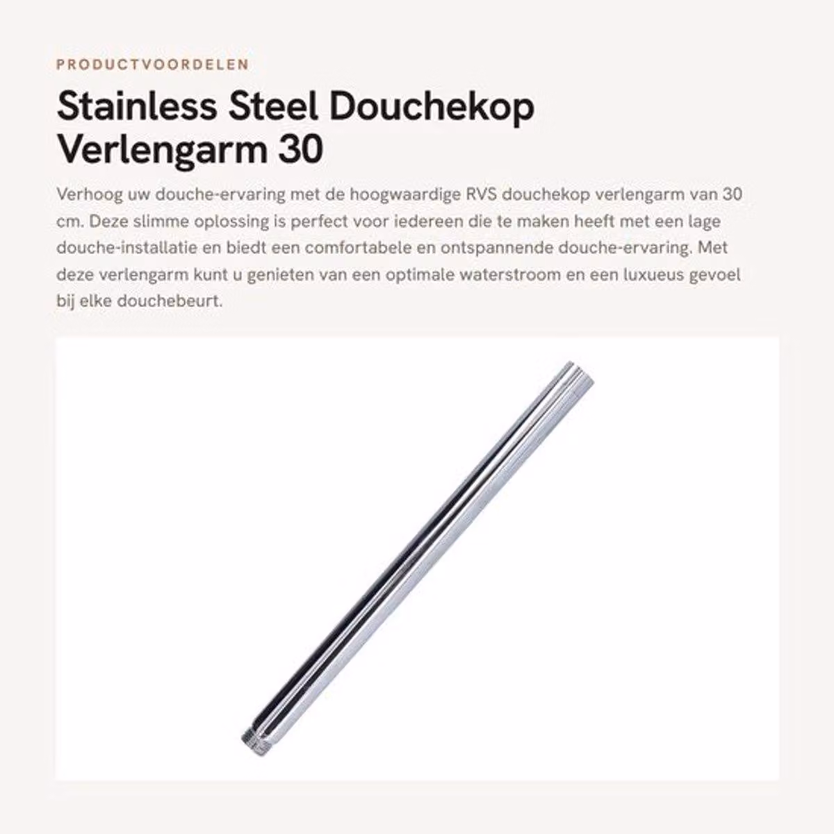 Supporto per soffione doccia da 30 cm, in acciaio inossidabile, regolabile, facile da installare, realizzato con materiali resistenti