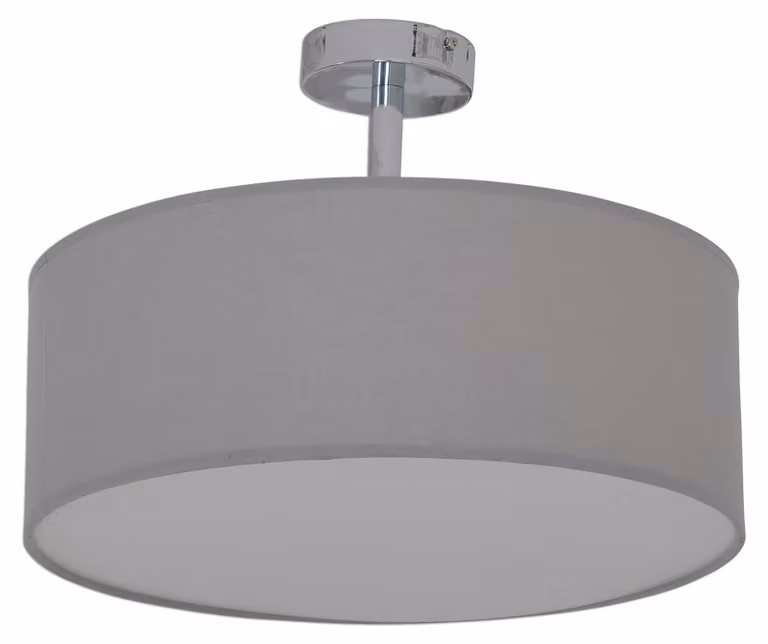 Lampada a sospensione in tessuto / Grigio