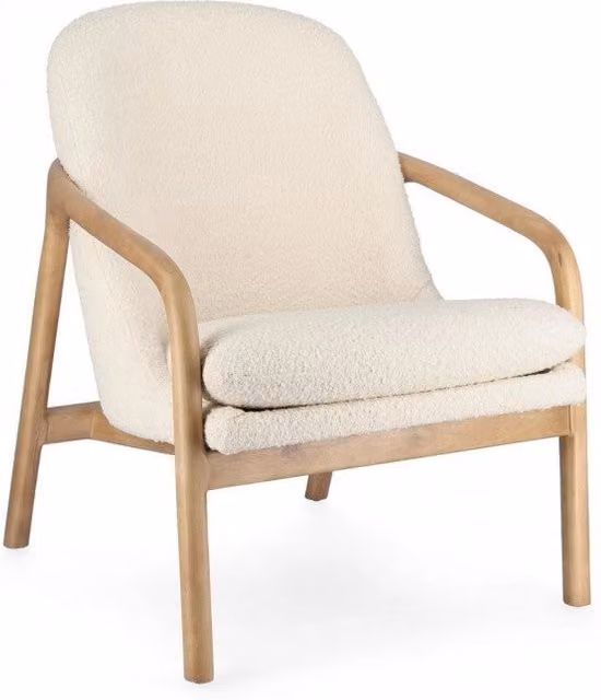 Poltrona 65,5x74,5x82h cm Elaide Pure