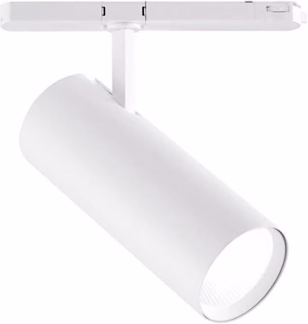 Proiettore a binario trifase Gealuce GFA LED CREE 40W 3650lm 4000K Bianco Opaco Orientabile in Alluminio