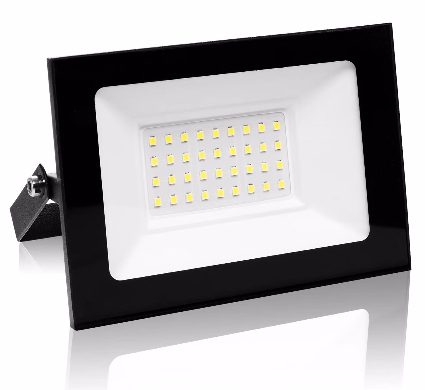Fari a LED - 30 W - Grado di protezione IP66 (resistente all'acqua) - Confezione da 5 pezzi - 3000 K (luce bianca calda) - 220–240 V - Illuminazione per esterni