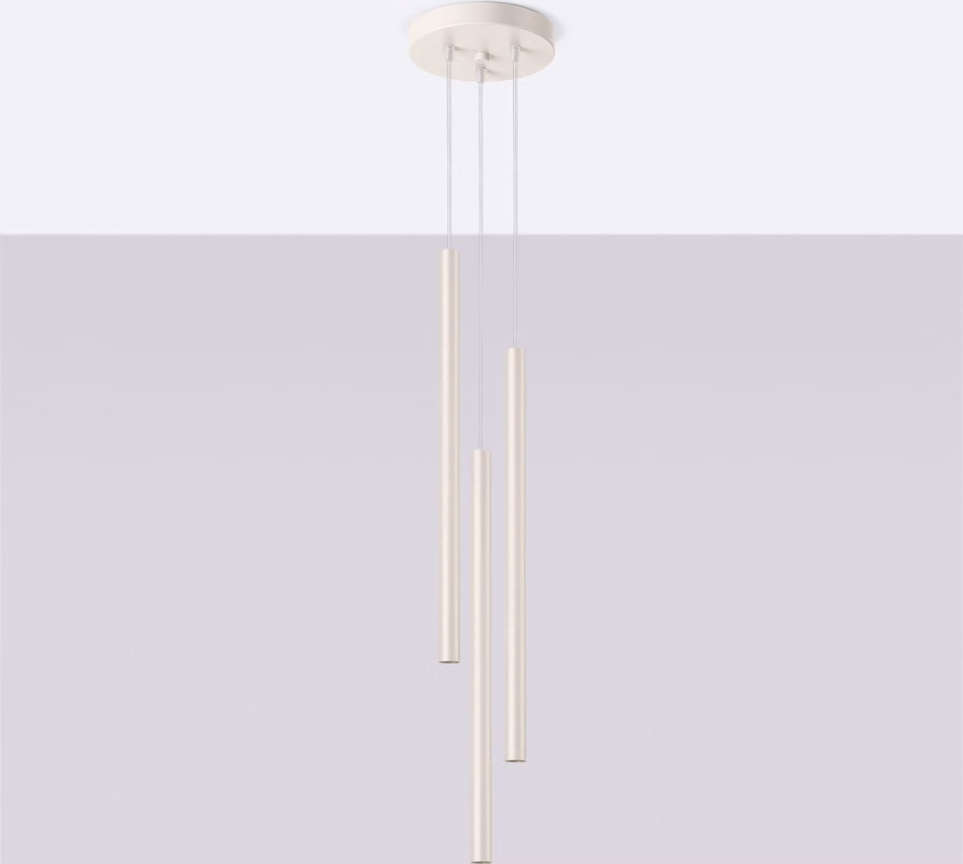Lampada a sospensione VELINO beige 3xG9x8W in metallo, dimensioni: 104x19,5x19,5 cm, IP20, Pure Lume