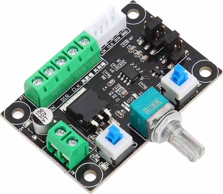 Controllore del motore passo-passo regolabile, generatore di segnali a impulsi PWM reversibili a 3 frequenze per l'industria