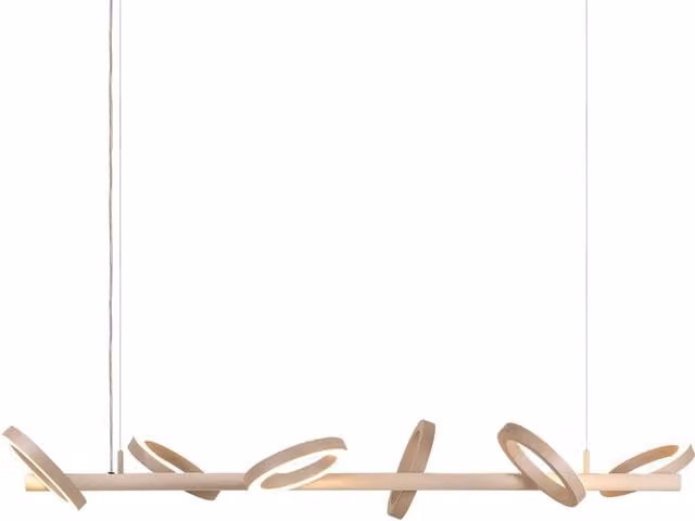 Lampada a sospensione Moooi Pallana LED dimmabile in tessuto e metallo, disponibile in bianco, beige o oro/ottone