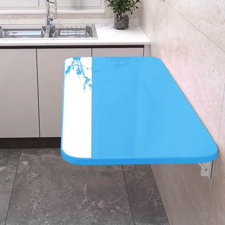 Tavolo pieghevole da parete, ideale per la casa e l'ufficio