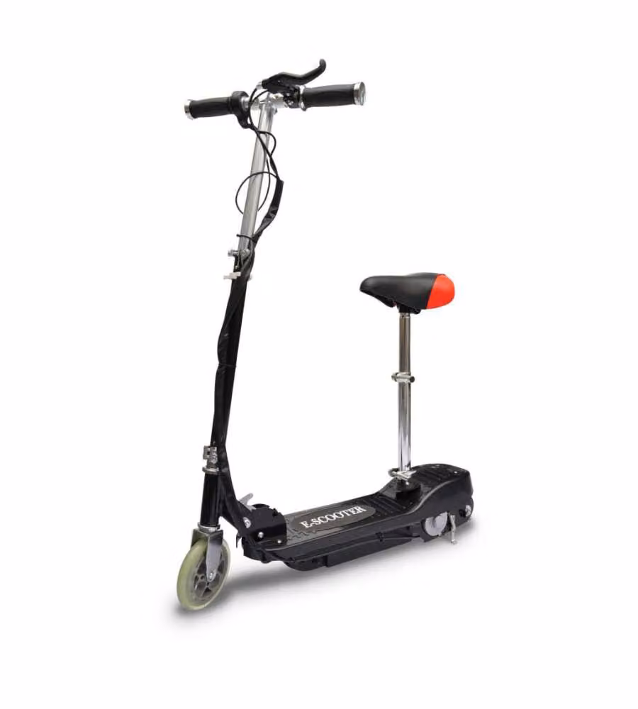 Monopattino Elettrico con Sella 120 W Nero