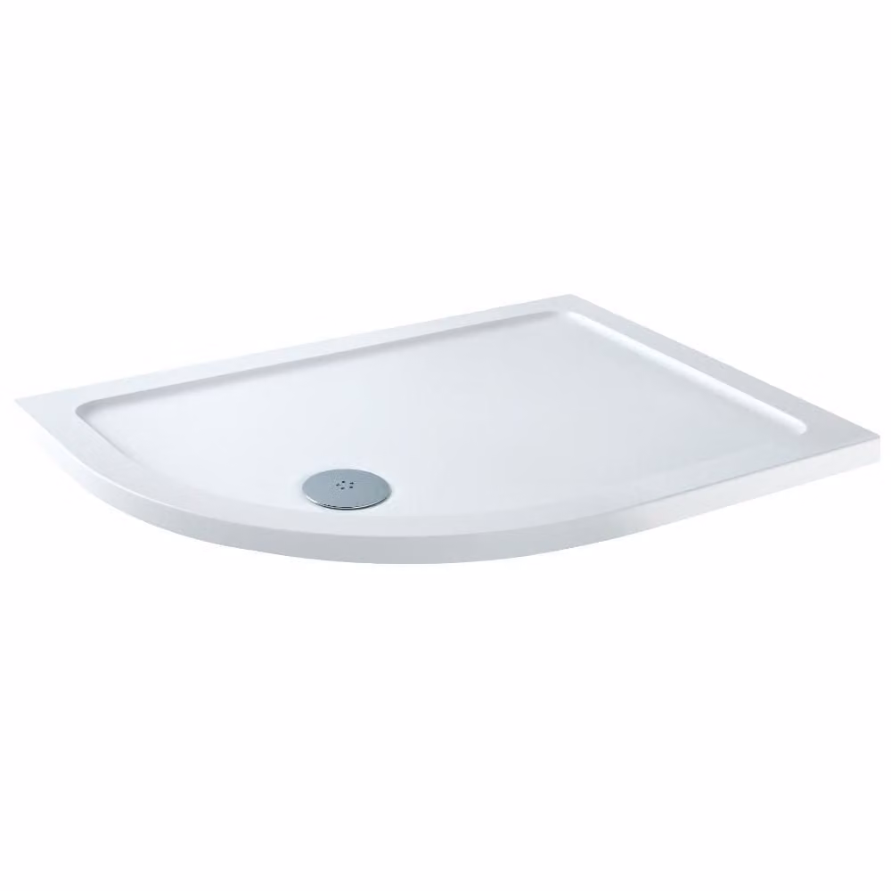 Piatto Doccia Angolare a Basso Profilo - Design a Destra - 900mm x 800mm - Maxon