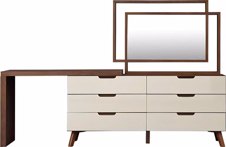 Designer Kommode Anrichte Side Low Board Schrank Wohn Zimmer Holz Luxus Regal