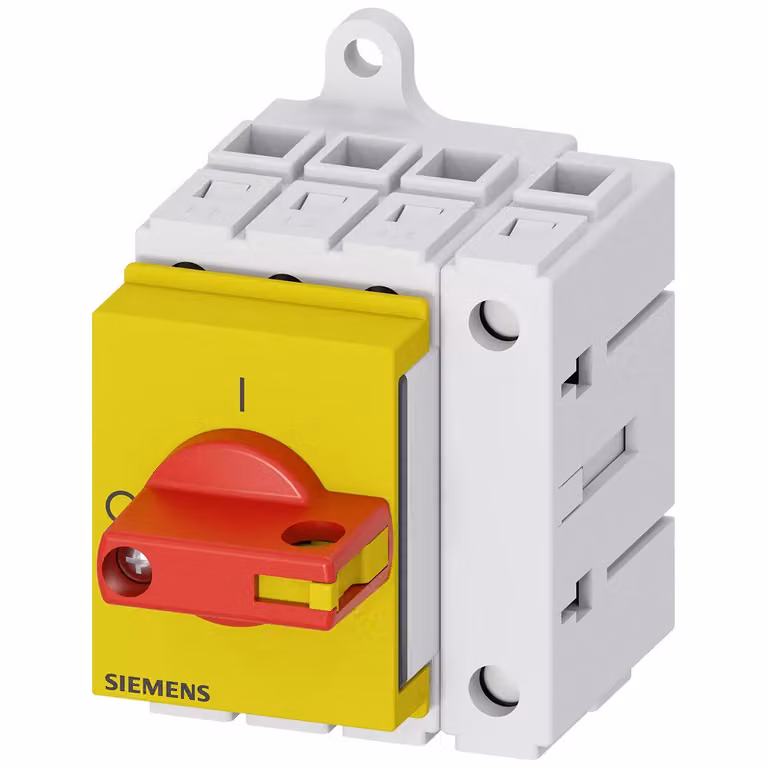 Interruttore sezionatore Siemens 3LD3, Iu 16 A, interruttore generale a 3 poli + N 3LD30300TL13