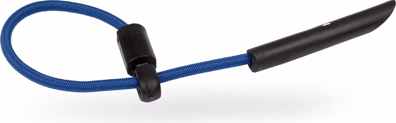 Cinghie elastiche con ganci set di 20 blu 30 cm