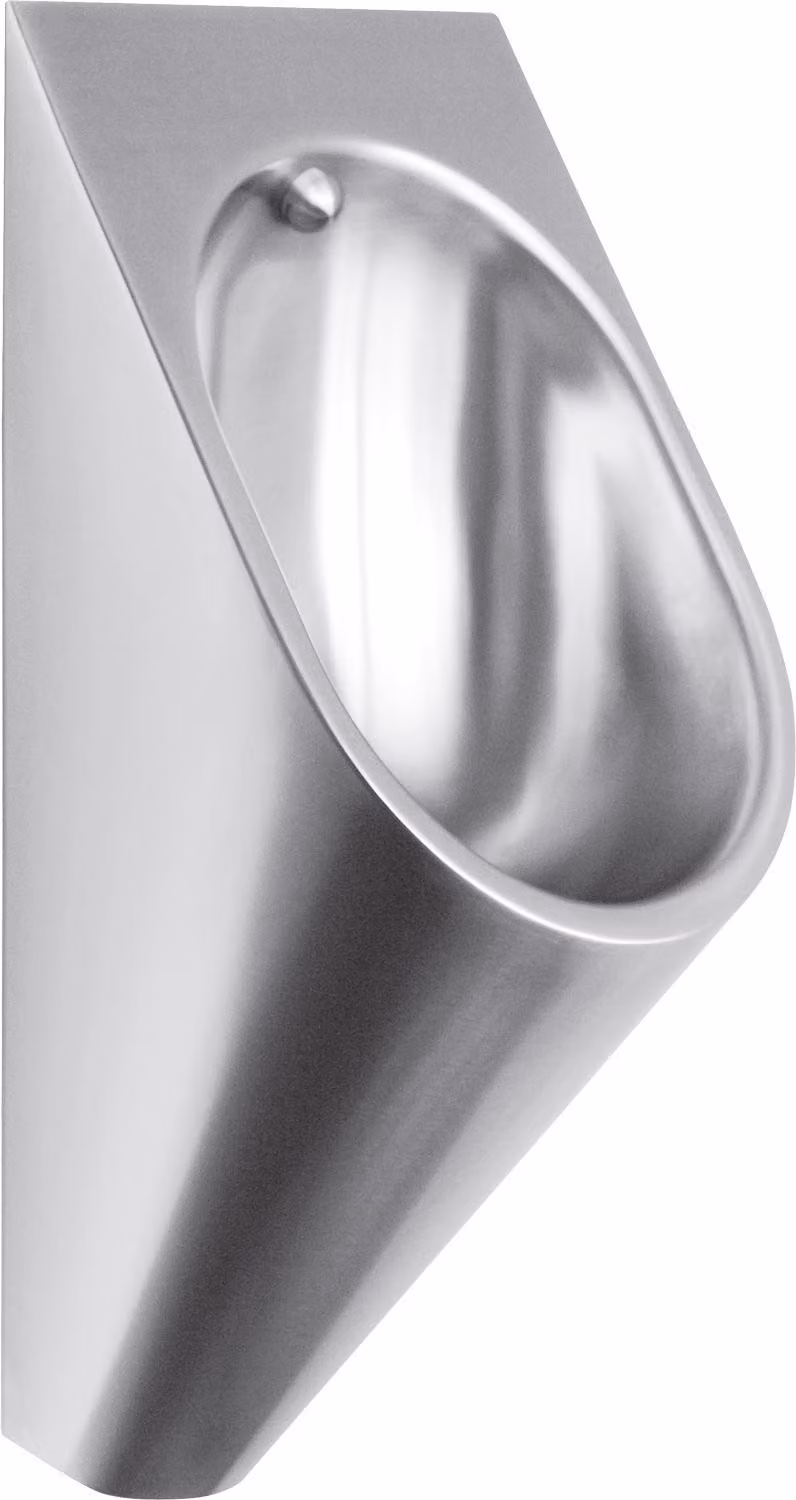 Orinatoio KWC AR, CAMPUS, acciaio inox, testa di spruzzo, 313x733x341 mm