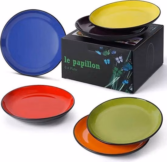 Set di portata per insalata, piatti per zuppe, grande set di portata per insalate, ciotola per zuppe, resistente al microonde, sicuro per il lavastoviglie