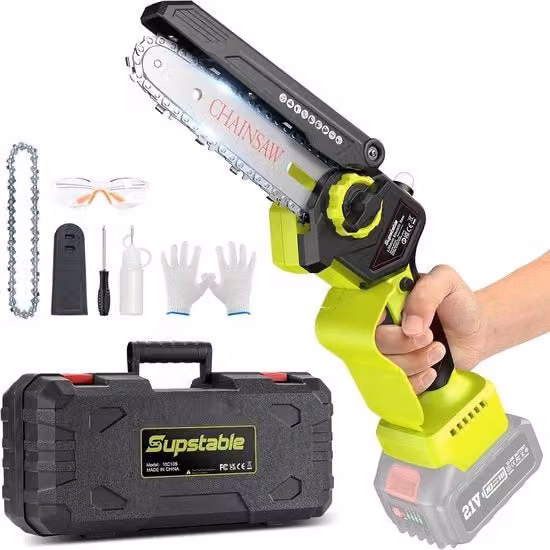 Tagliacarta a Batteria 15 cm - Motore Senza Asse, Compatibile con Batteria 18V, Ideale per Tagliare Legno