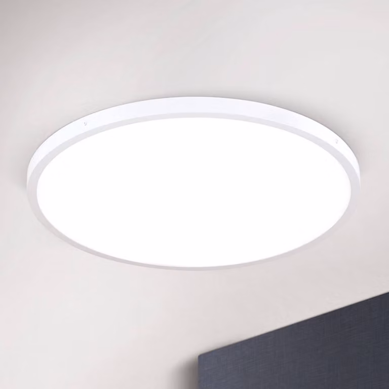 ORION Plafoniera a LED Lero, dimmerabile, Bianco / Opale, Soggiorno / Sala da pranzo, Alluminio, Moderno, Plafoniera LED