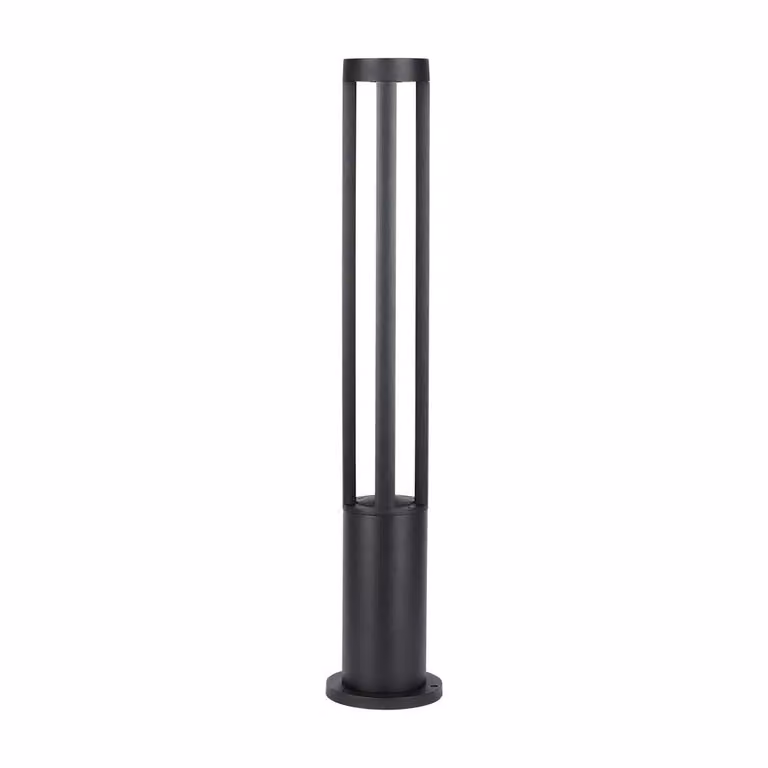 V-TAC VT-820 lampada led da giardino 10W fissaggio a terra 80cm nero IP65 bianco freddo 6400K - SKU 128333