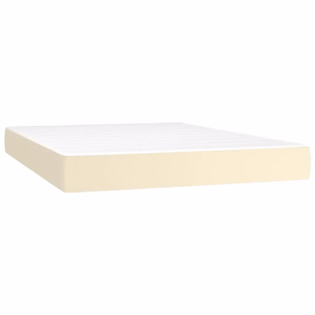 Materasso Ibrido vidaXL in Similpelle Beige L: 140 cm, P: 190 cm, H: 20 cm – 2