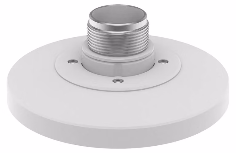 Hanwha Supporto a sospensione, montaggio, esterno, bianco, Hanwha, XNV-6083R/8083R/8093R/9083R, XNV-6083RZ/8083RZ/9083RZ, XNV-6123R, PNV-A6081R/9081R, XNV-8082R/9082R, alluminio, plastica