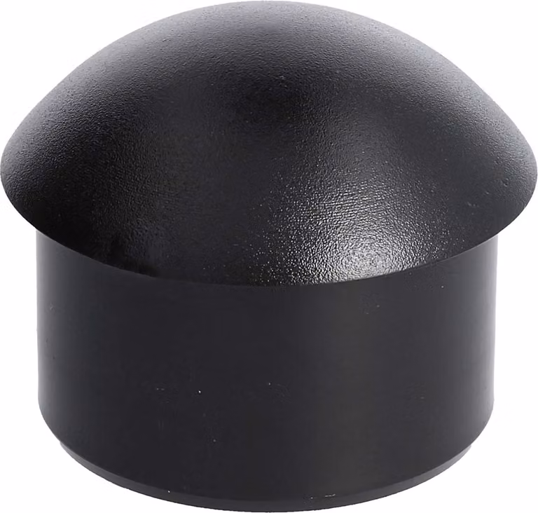 Tappo di chiusura per raccordo a vite M40 DV-M40 semicircolare in poliammide (PA) colore nero - 1 pezzo