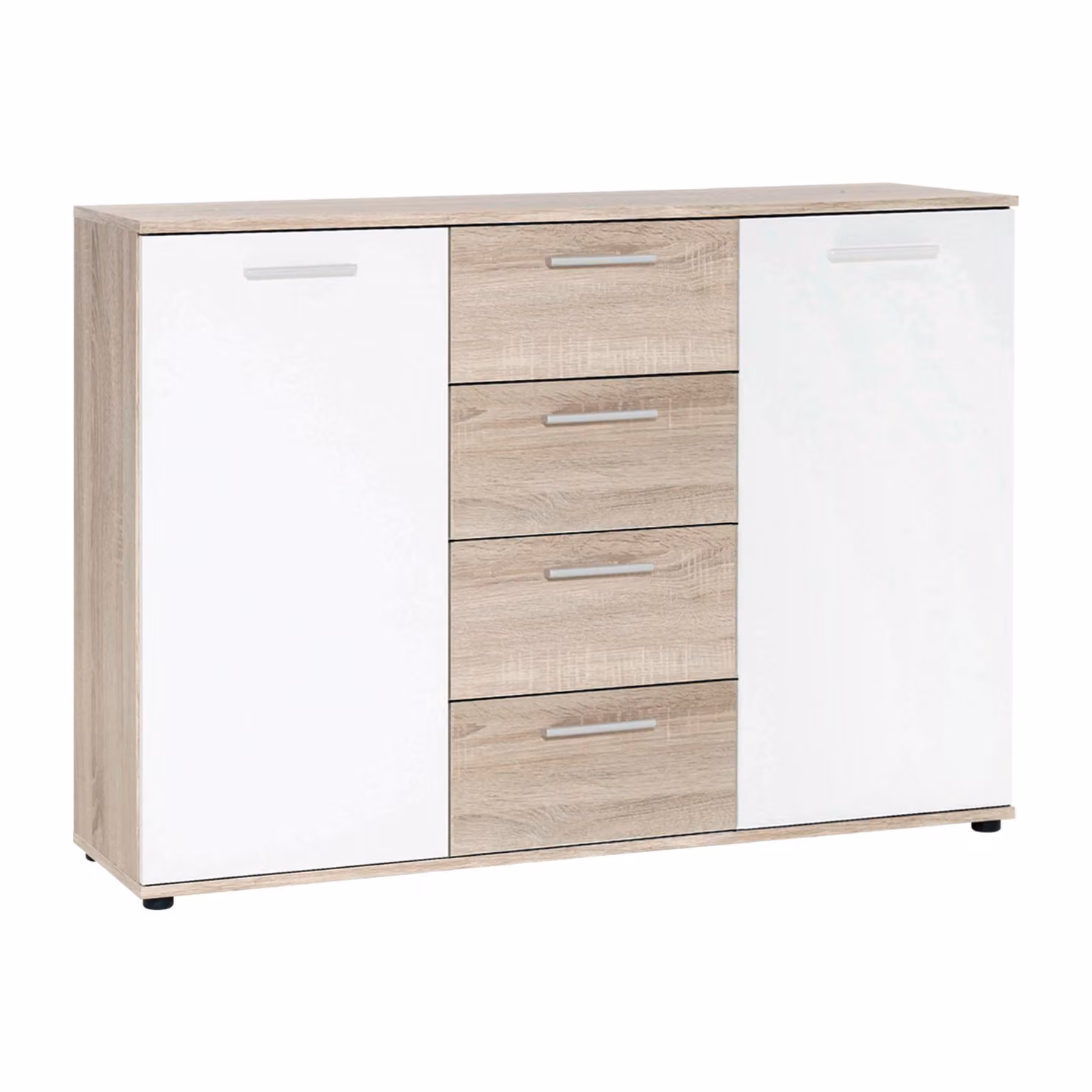 Cassettiera JACKY 2 rovere/bianco