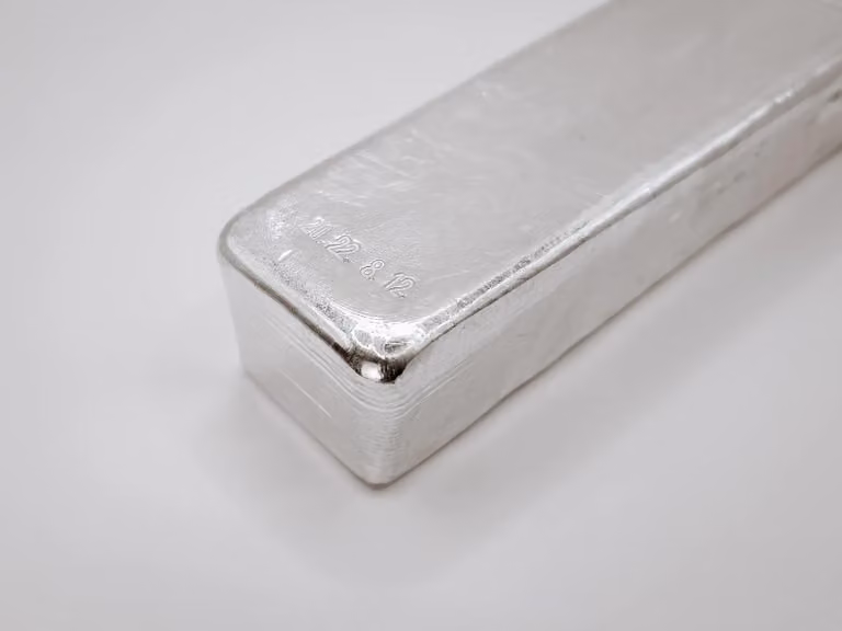 Lingotto di indio In 99,995 % (4N5), 1 kg