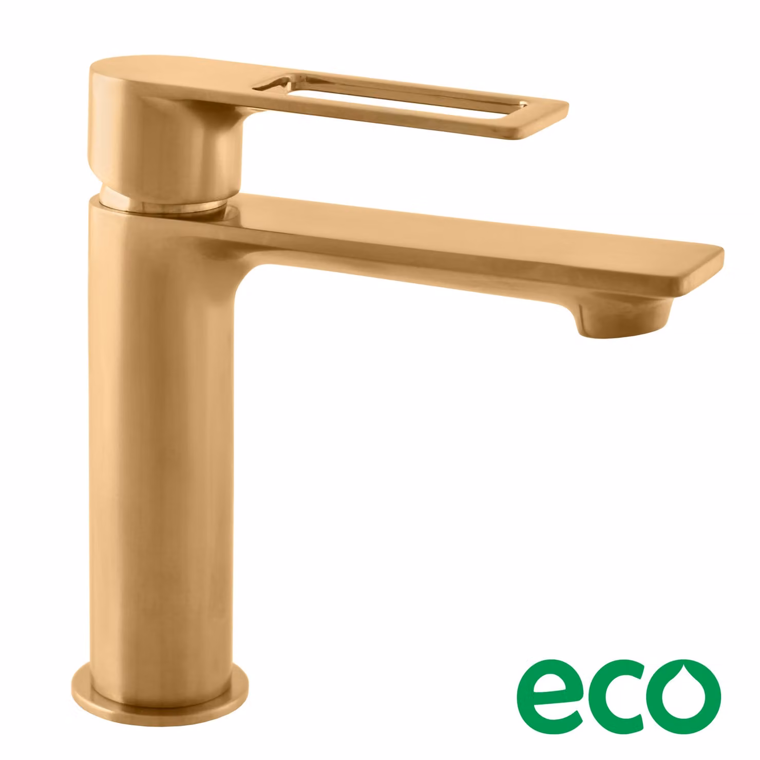 Slezák-RAV Miscelatore per lavabo NIL - oro - spazzolato, Colore: ORO - spazzolato , Finitura superficiale: PVD, Dimensione: 1/2''