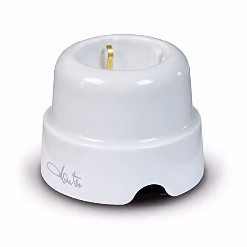 Presa da parete in ceramica P30 Bianco