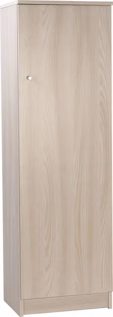 Armadio con anta a battente GIORDANOSHOP colore beige, L: 46 cm, H: 147 cm, P: 34 cm