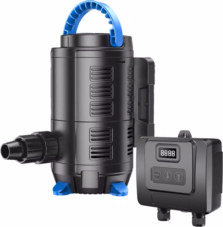 SunSun CET-8000 Pompa per laghetti SuperECO 8000 l/h / 80 W, pompa filtro a risparmio energetico, pompa per corsi d'acqua per laghetti koi, pompa di circolazione, pompa per laghetti da giardino