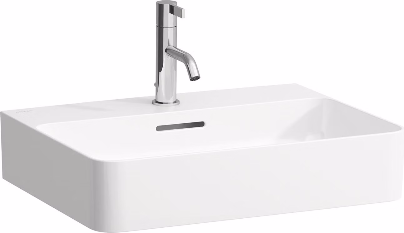 LAUFEN VAL lavabo, encastré, 3 trous pour robinet, sans trop-plein, 550x420mm, H8102827581581, H8102827581581