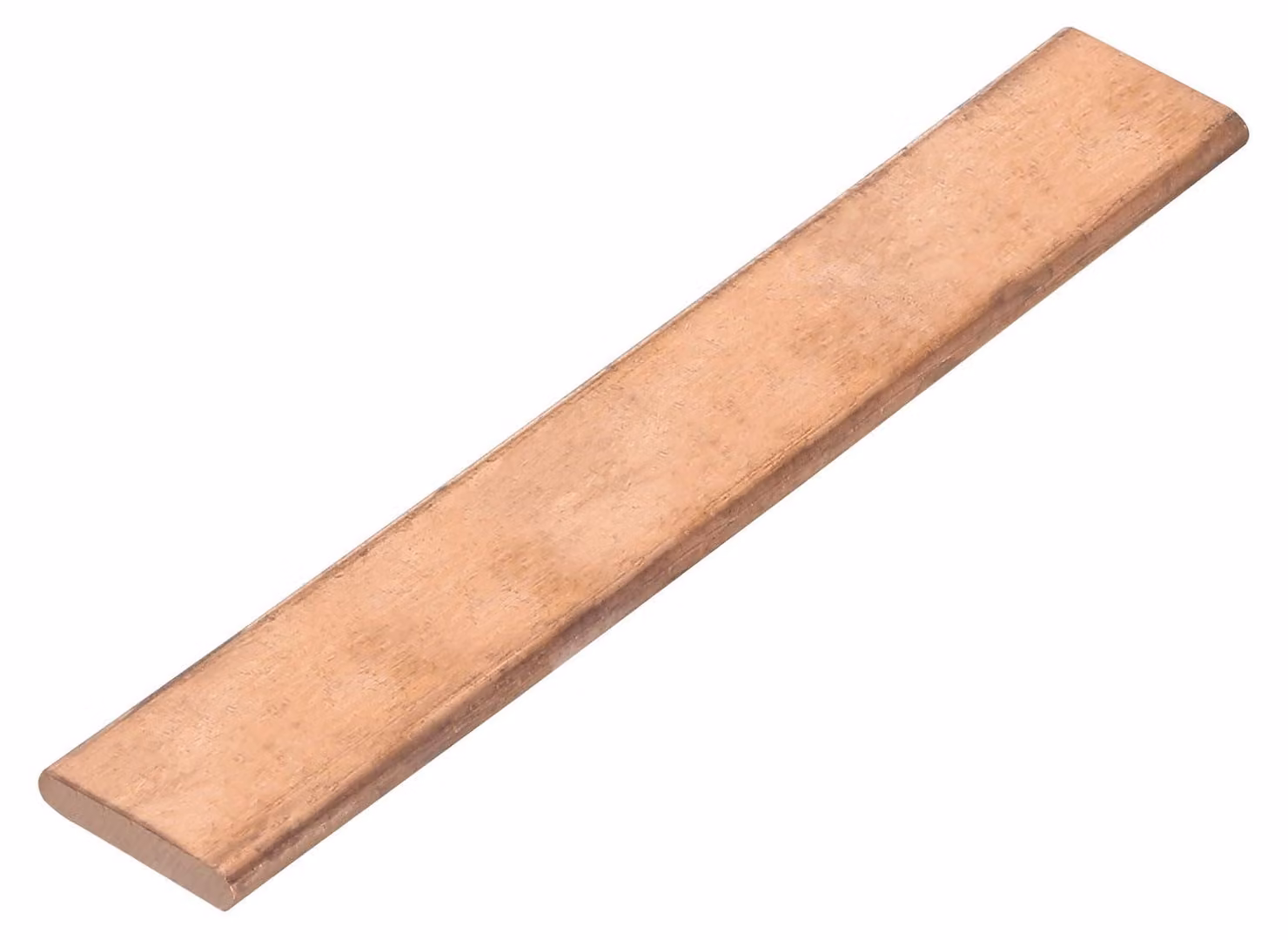 Striscia piatta in rame, dimensioni 15,2 x 2,5 cm, spessore 0,5 cm, 1 pezzo