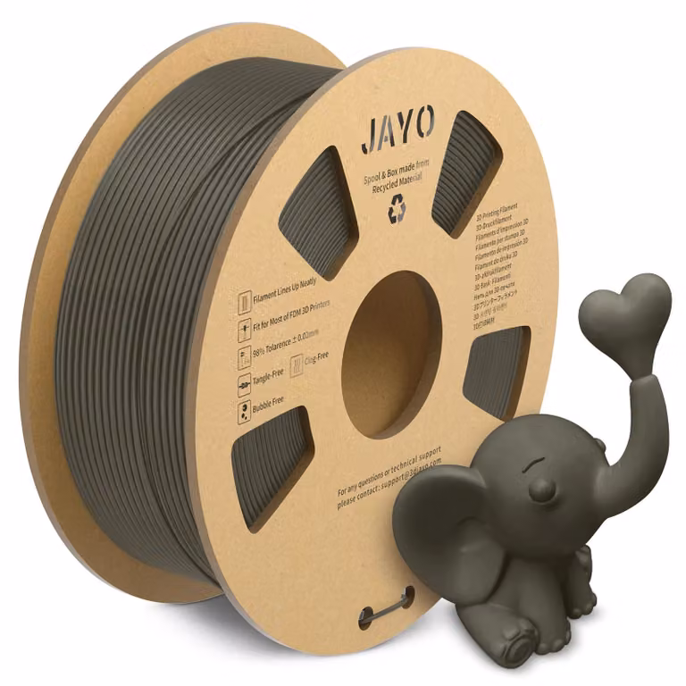 Filamento per stampa 3D, materiale PLA, superficie liscia opaca, tonalità PLA MATTE