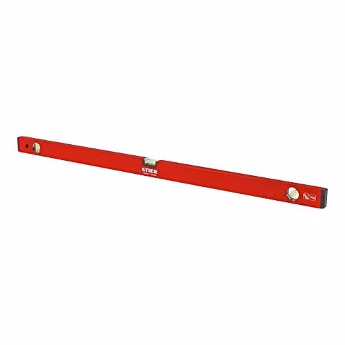 Livella STIER 100 cm alluminio ± 1,0 mm/m tre fiale
