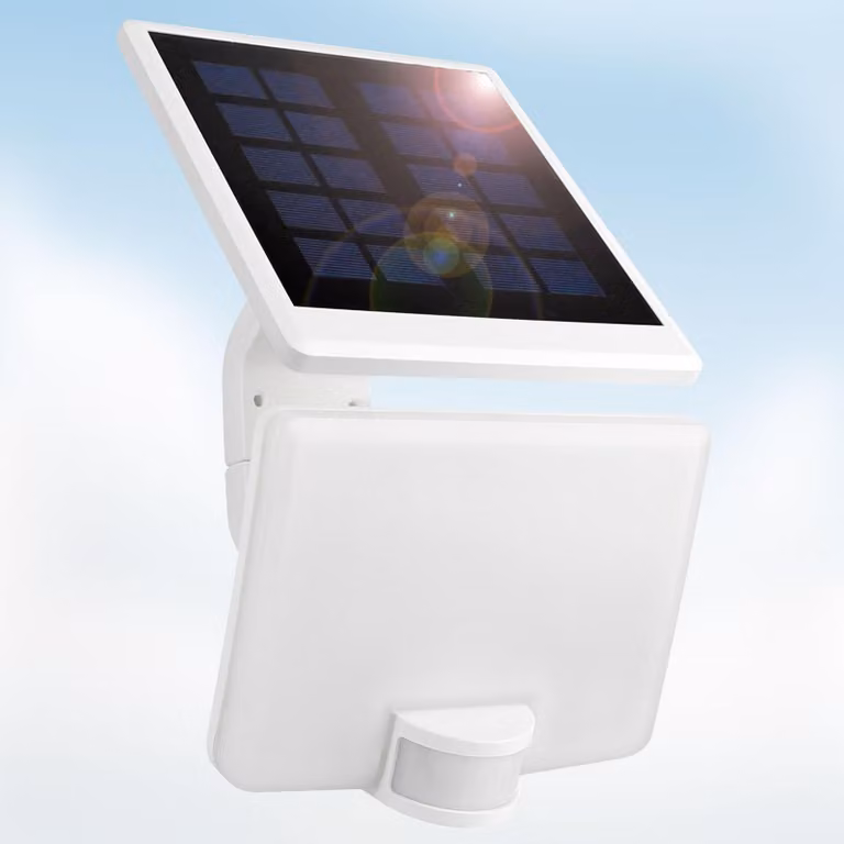 Proiettore solare Solex a LED con rilevatore di movimento bianco 10 Watt