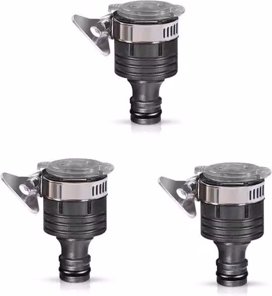 Raccordo universale per irrigatori - Raccordo per tubi da giardino - Acciaio inossidabile - Attrezzi da cucina e da giardino per la pulizia degli irrigatori