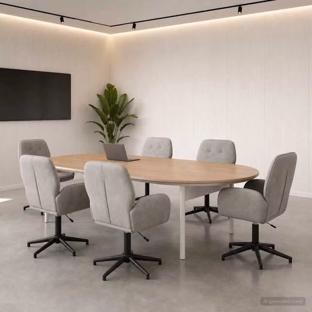 Sedie da scrivania girevoli 6 pz Velluto 54 x 55 x 90 cm 3428339