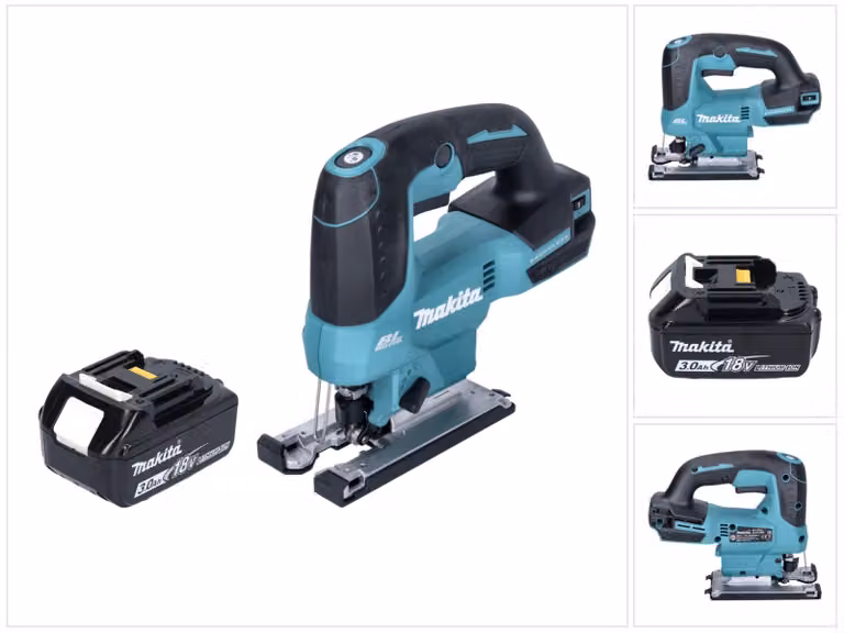 Seghetto alternativo a batteria Makita DJV 184 F1 18 V brushless + 1x batteria ricaricabile 3,0 Ah - senza caricabatterie