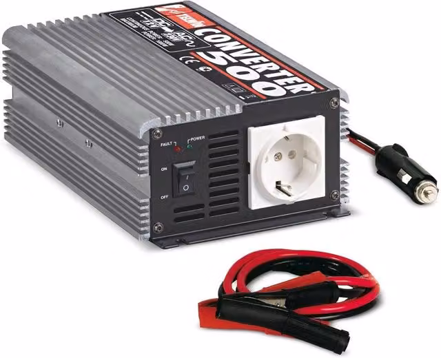 Convertitore di Corrente Telwin Inverter Converter 12v/220v 500w Argento 829446
