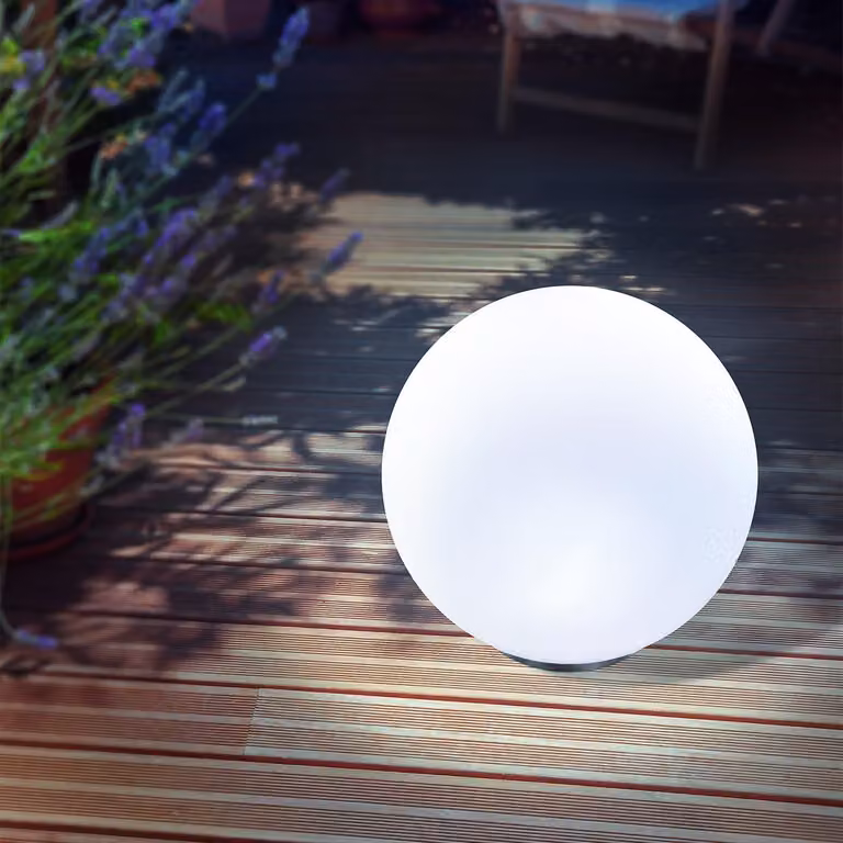 Sunny Trend Solar globo luminoso Multicolore con 7 colori di luce 30cm