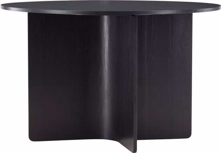 Tavolo da pranzo FURNLUX Tyreso Black 120cm / Hauptfarbe: Schwarz / Dimensioni: 120 x 120 x 76 cm