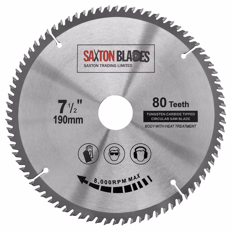 Disco circolare TCT da 190 mm x 30 mm x 80T, adatto a diversi utilizzi